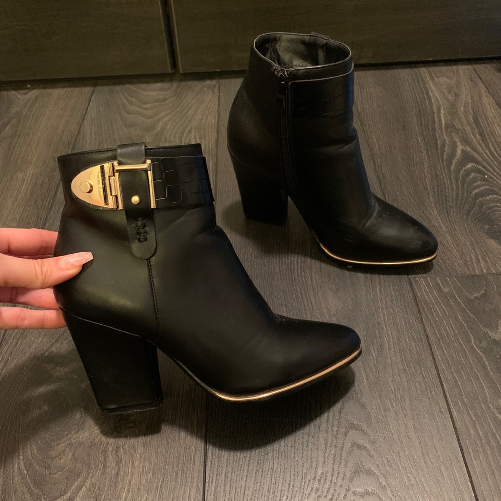 Black booties
